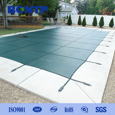 Pokrycie basenu 18x36ft prostokątne podłożone pokrycie basenu Green Mesh dla basenu